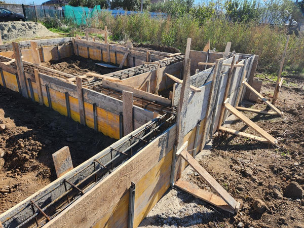 Trasare fundatie cofrare armare turnare grinzi casa parter Cernica