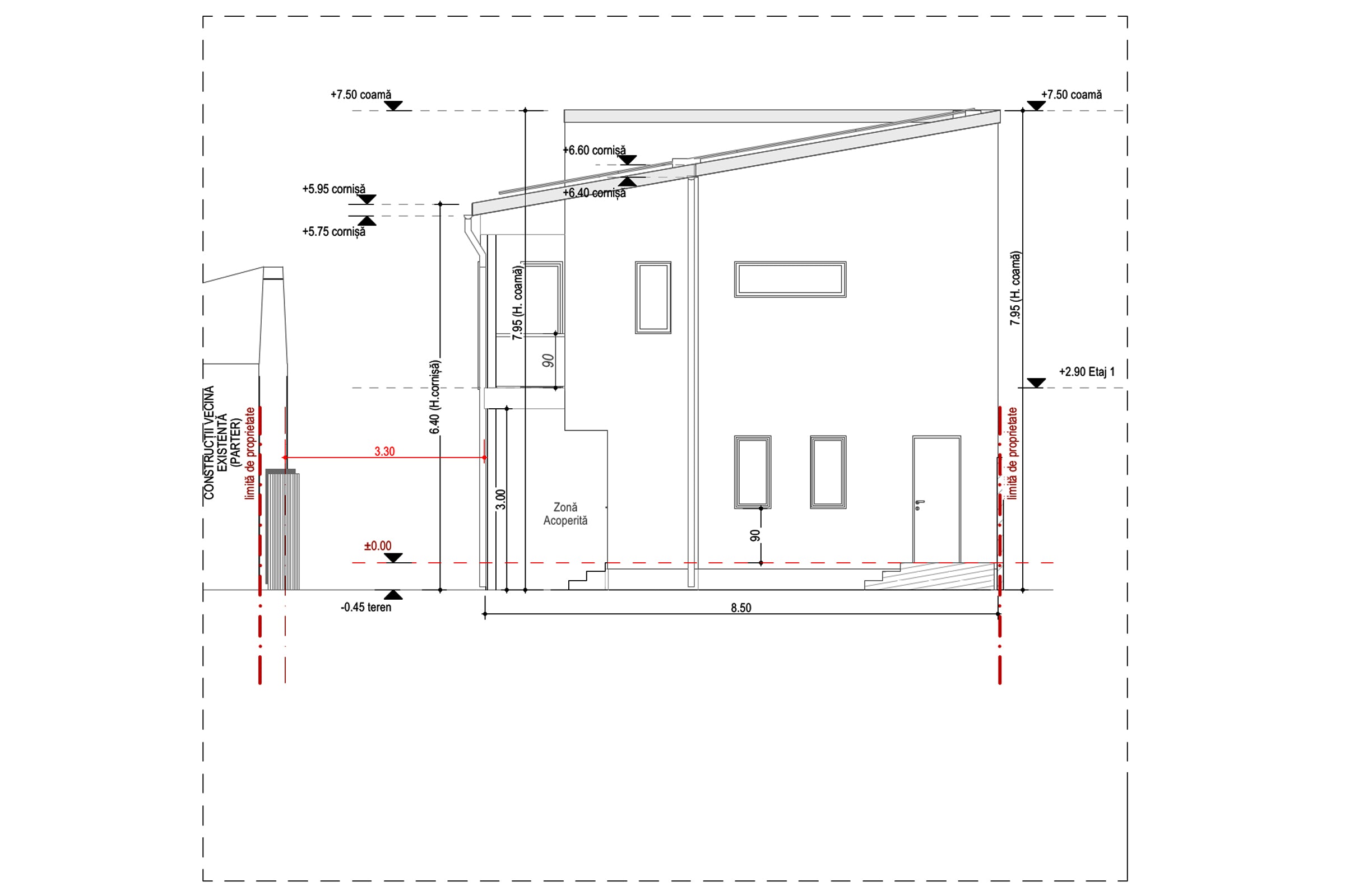 Constructie elevatii termoizolatie si armare fundatie casa metalica
