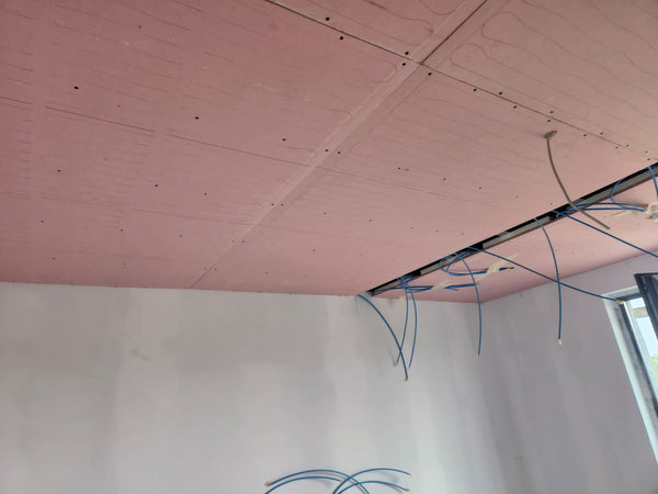 Executie montaj sistem de ventilatie integrat in tavanele casei