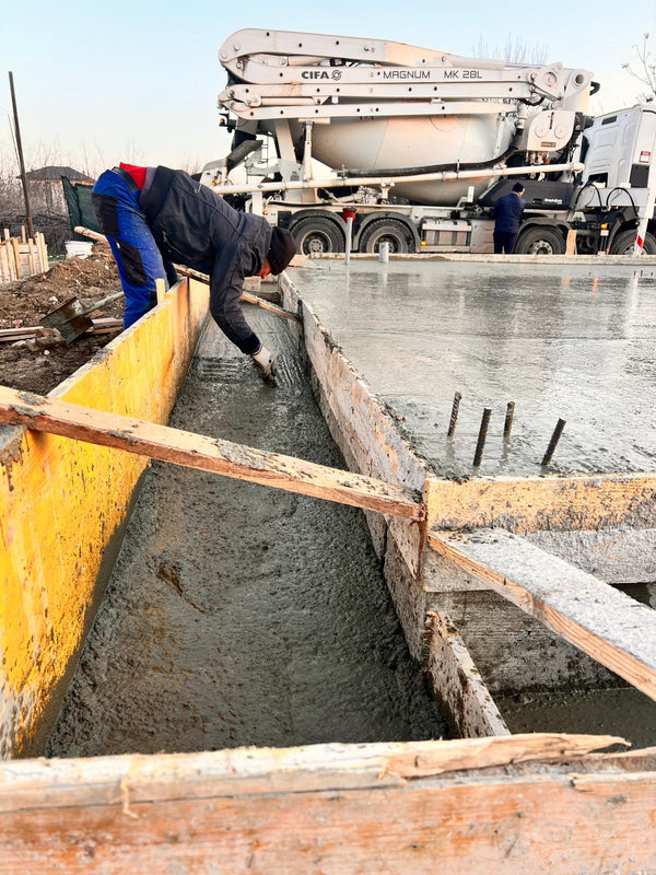 Turnare placa fundatie casa cu etaj 152mp Bucuresti