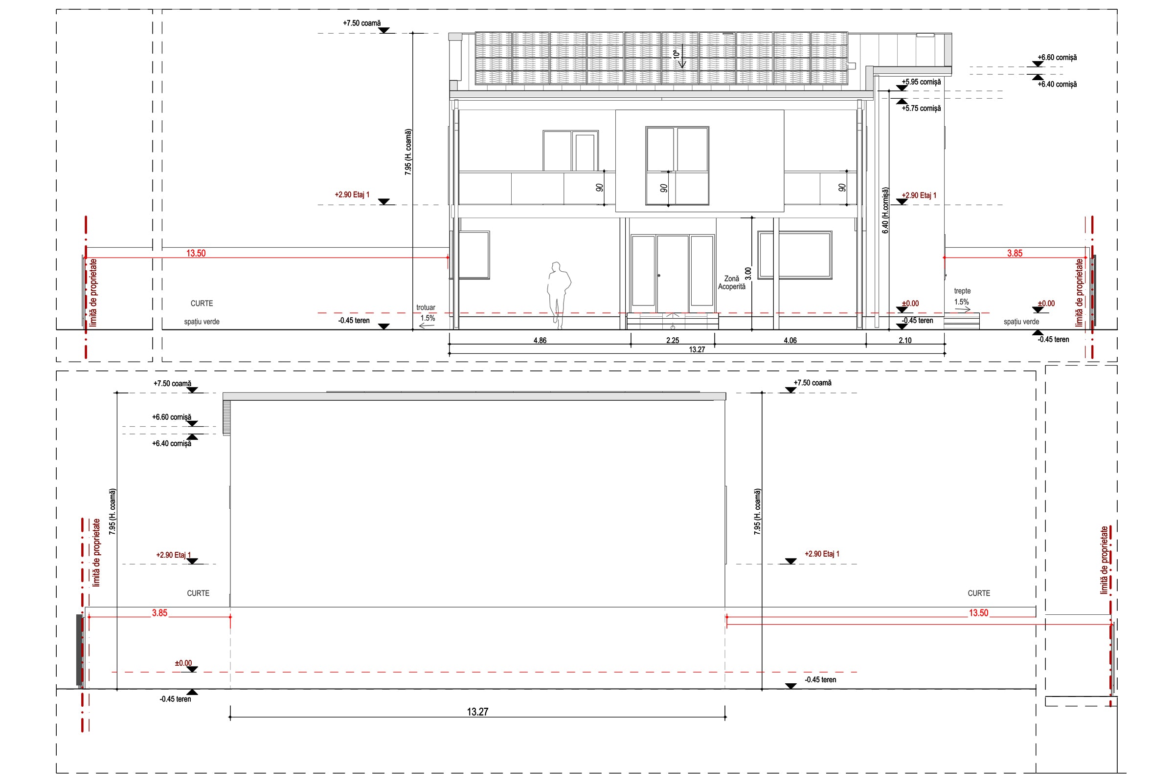 Constructie elevatii termoizolatie si armare fundatie casa metalica