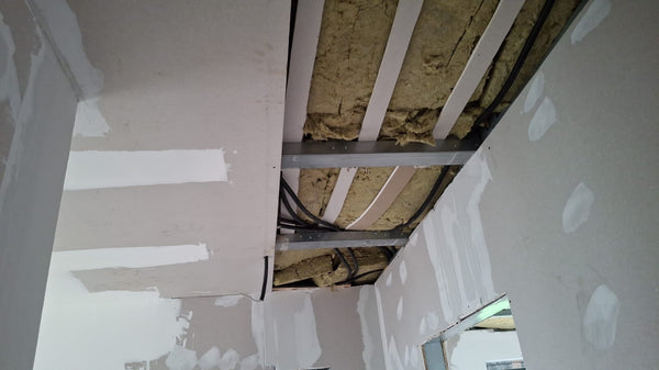 Izolatie termica si fonica a tavanelor cu vata minerala constructie cu etaj