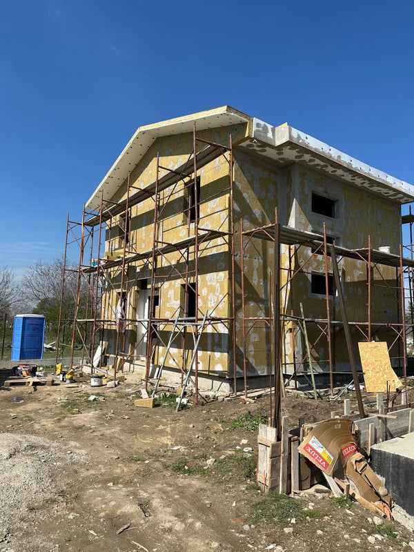 Lucrari termoizolatie din vata bazaltica pentru constructie casa Bucuresti