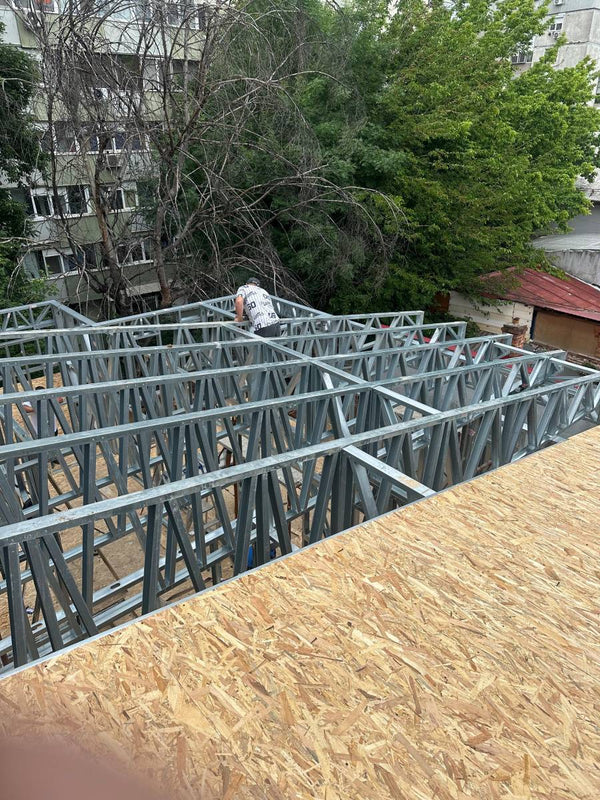 Montaj casa pe structura metalica P+1E 192mp in Bucuresti