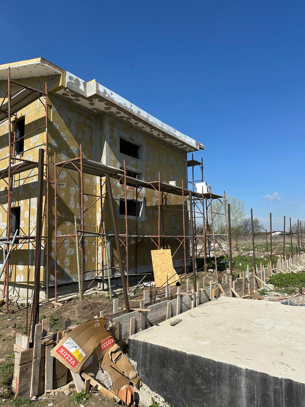 Lucrari termoizolatie din vata bazaltica pentru constructie casa Bucuresti