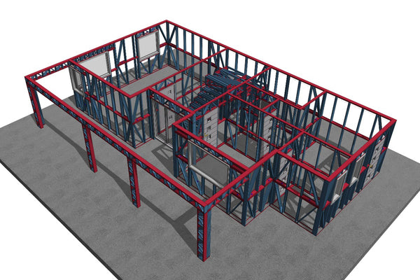 Constructie elevatii termoizolatie si armare fundatie casa metalica