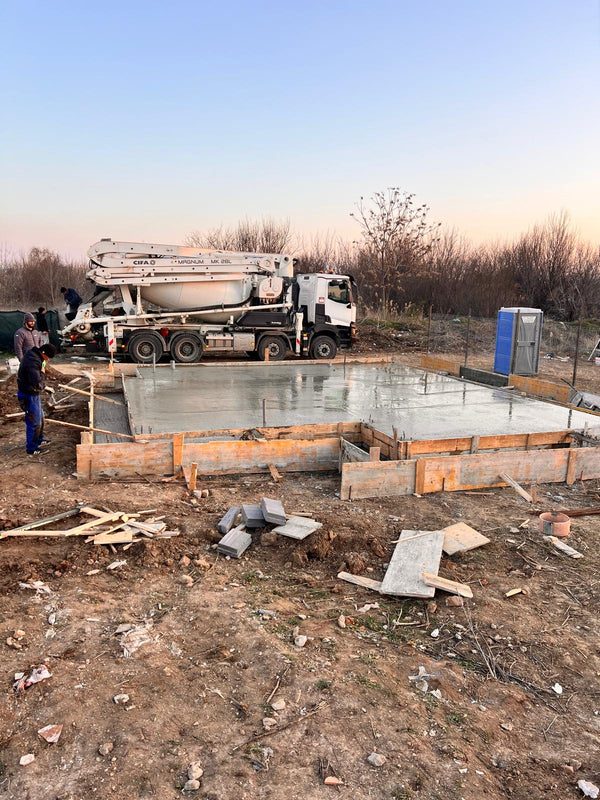 Turnare placa fundatie casa cu etaj 152mp Bucuresti