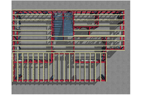 Constructie elevatii termoizolatie si armare fundatie casa metalica