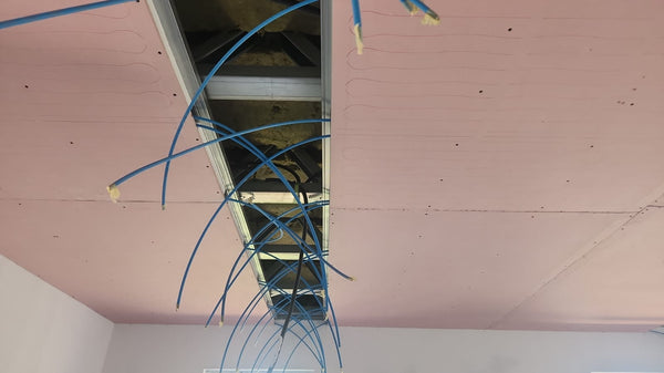 Executie montaj sistem de ventilatie integrat in tavanele casei