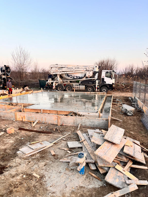 Turnare placa fundatie casa cu etaj 152mp Bucuresti