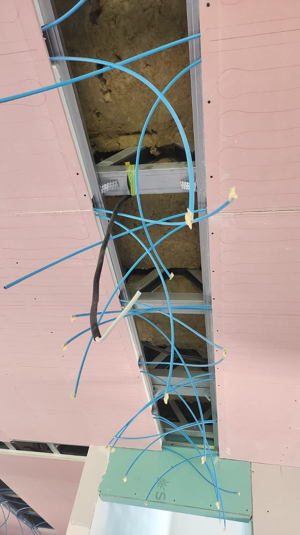 Executie montaj sistem de ventilatie integrat in tavanele casei