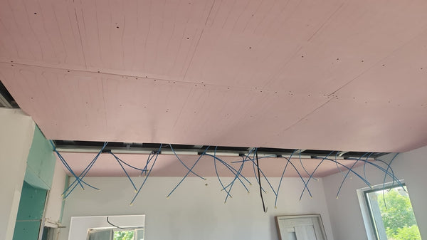 Executie montaj sistem de ventilatie integrat in tavanele casei