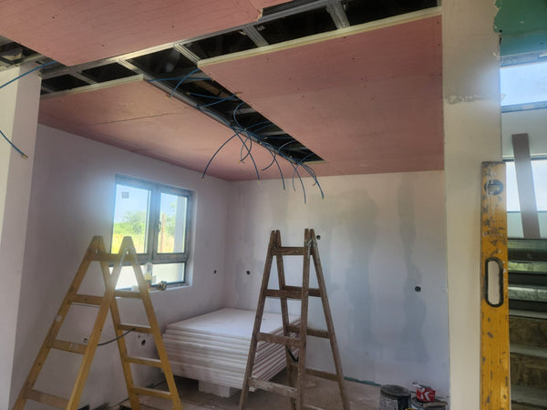 Executie montaj sistem de ventilatie integrat in tavanele casei