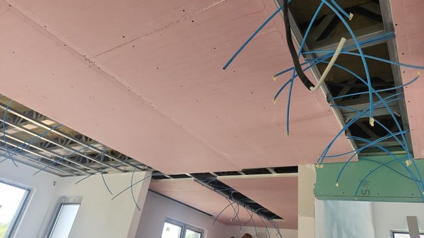 Executie montaj sistem de ventilatie integrat in tavanele casei