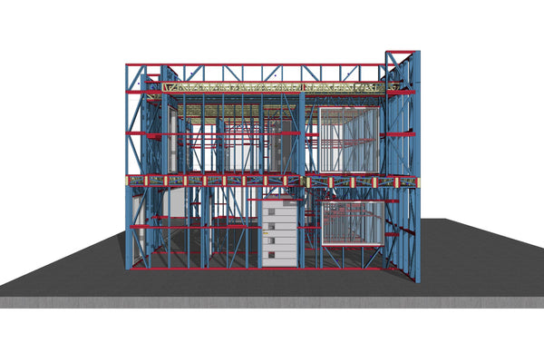 Termoizolatie polistiren extrudat si armare placa fundatie constructie metalica