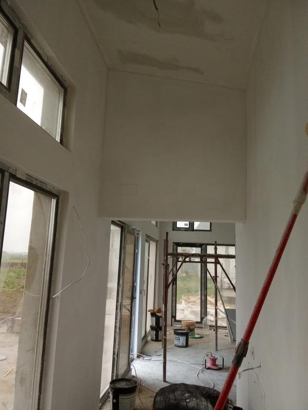 Placare gips-carton, chituri, glet, amorsa si vinarom casa cu garaj