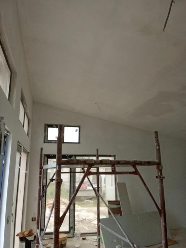 Placare gips-carton, chituri, glet, amorsa si vinarom casa cu garaj