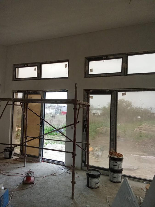 Placare gips-carton, chituri, glet, amorsa si vinarom casa cu garaj