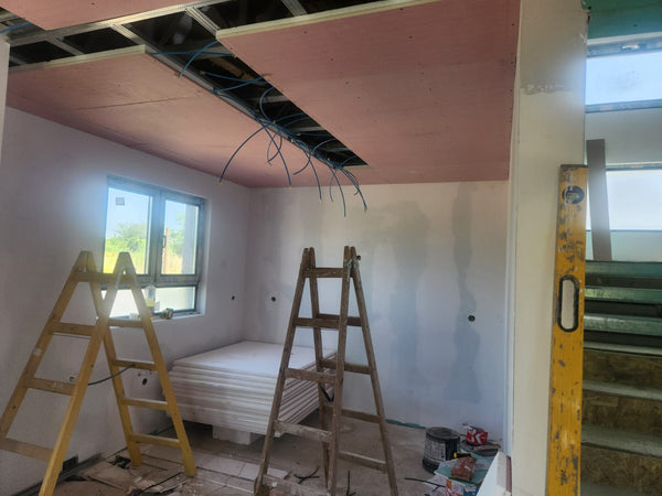 Executie montaj sistem de ventilatie integrat in tavanele casei