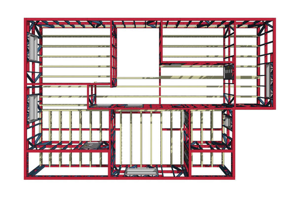 Constructie elevatii termoizolatie si armare fundatie casa metalica