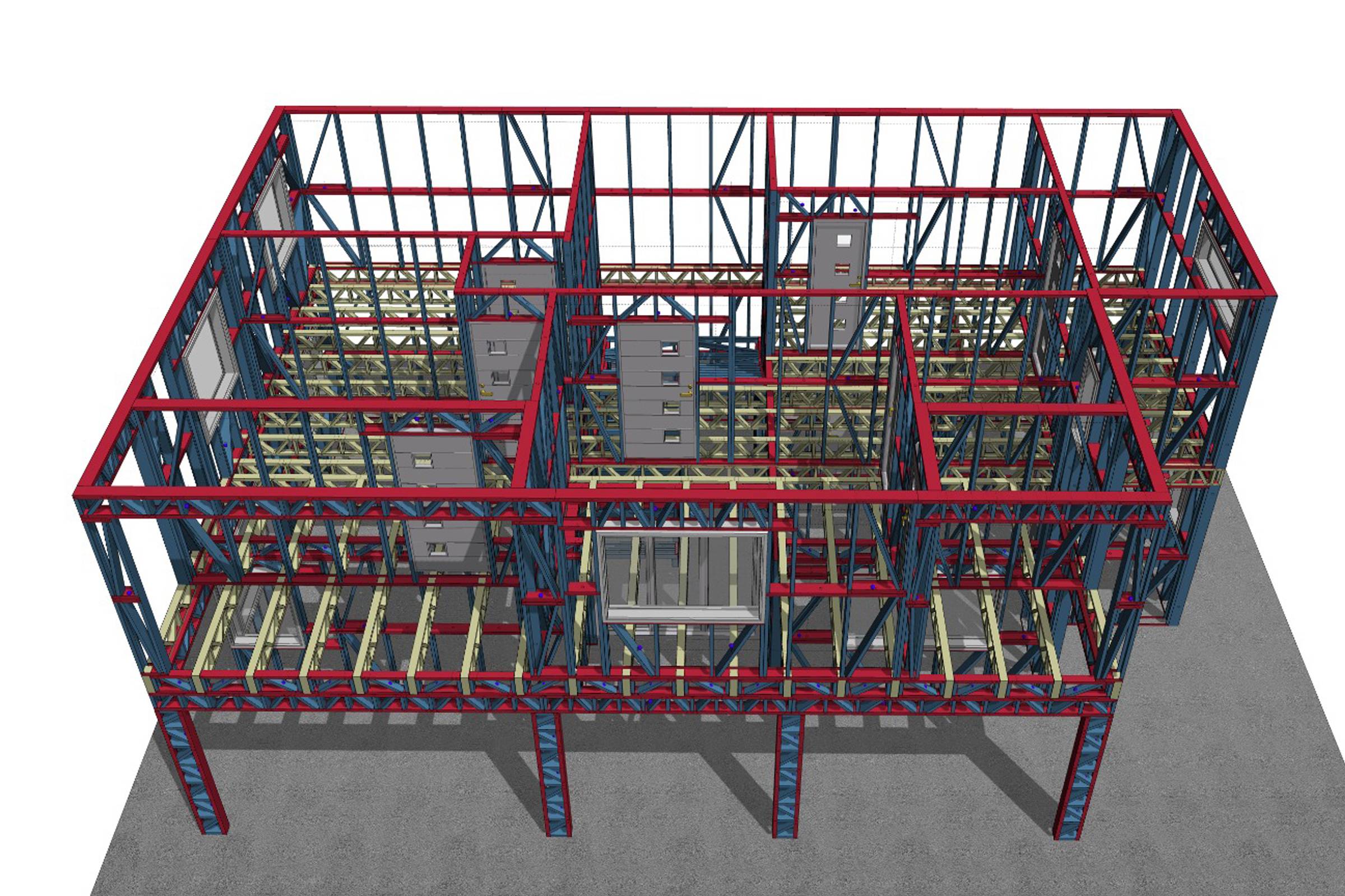 Constructie elevatii termoizolatie si armare fundatie casa metalica