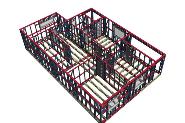 Constructie elevatii termoizolatie si armare fundatie casa metalica