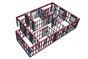 Constructie elevatii termoizolatie si armare fundatie casa metalica thumbnail