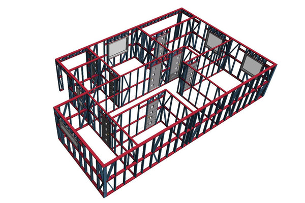 Constructie elevatii termoizolatie si armare fundatie casa metalica