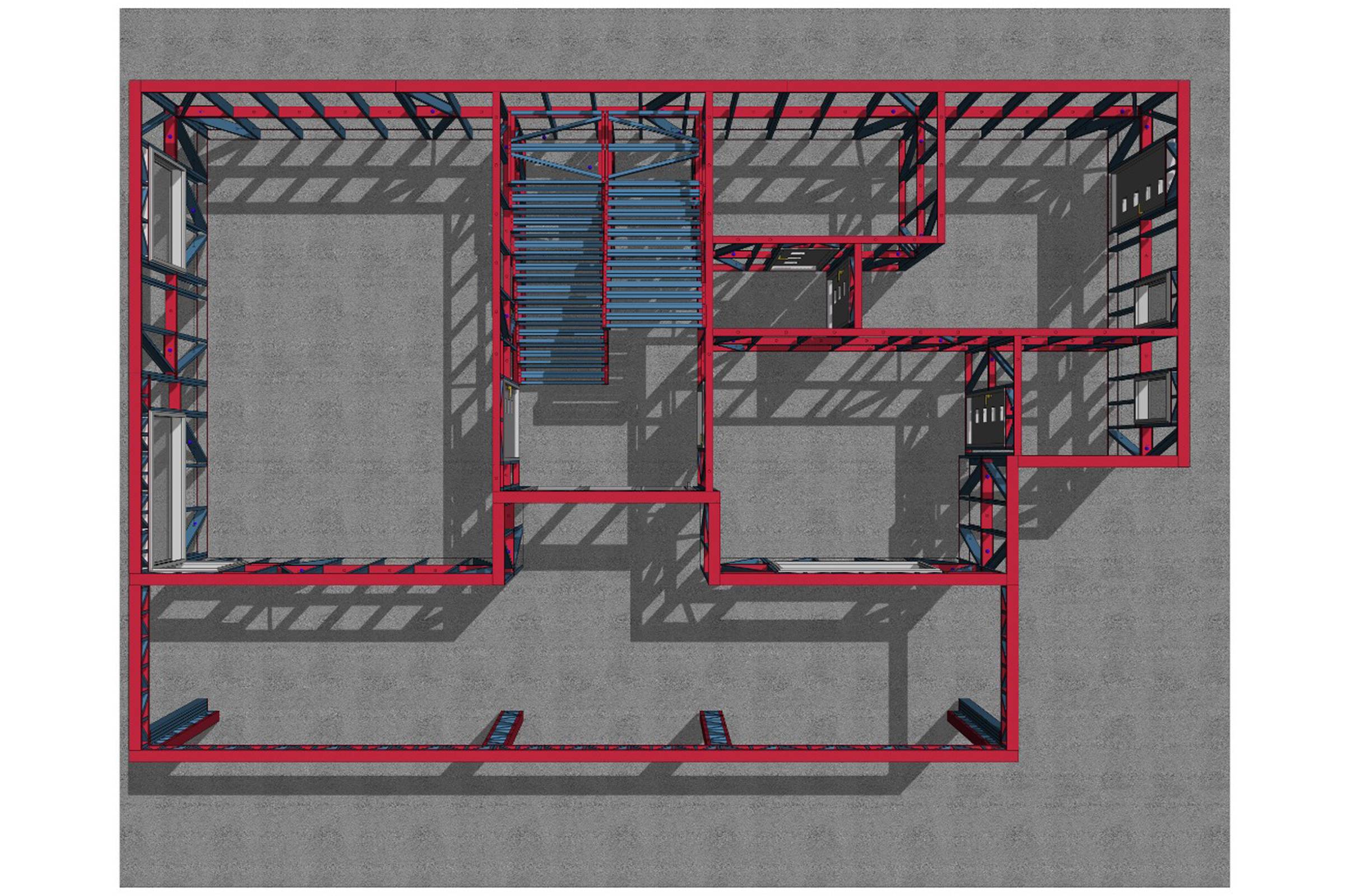 Constructie elevatii termoizolatie si armare fundatie casa metalica