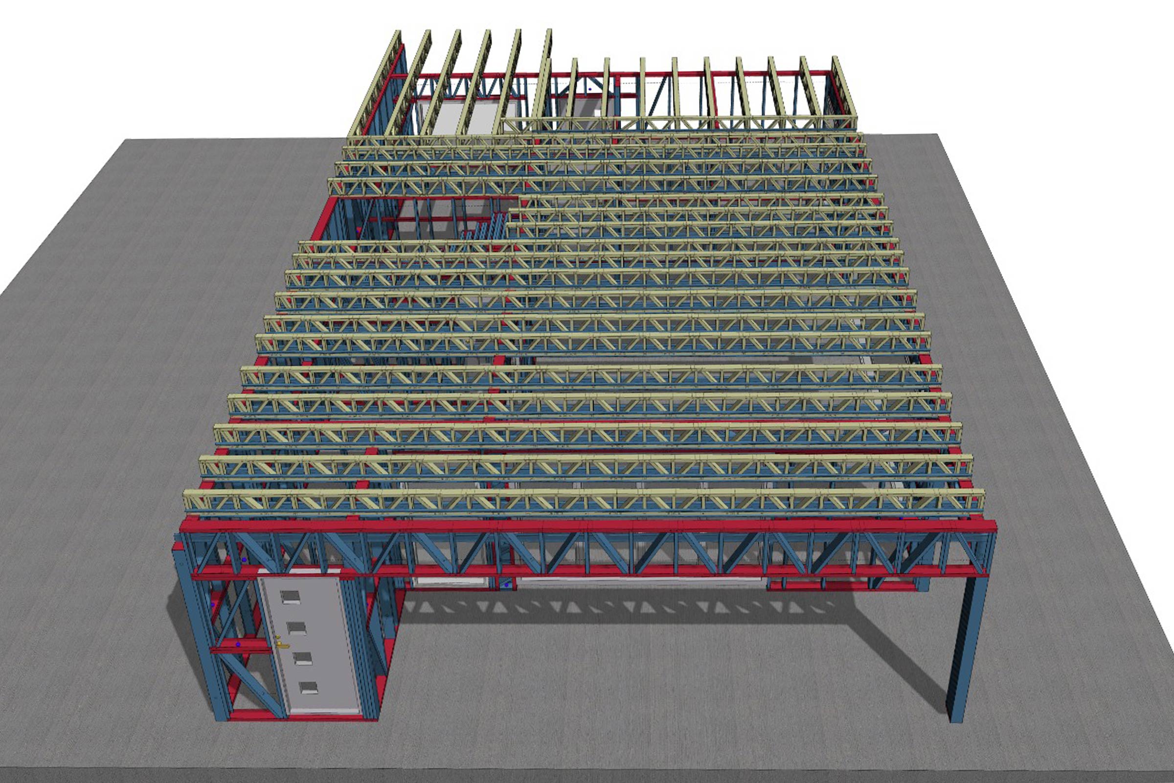 Termoizolatie polistiren extrudat si armare placa fundatie constructie metalica
