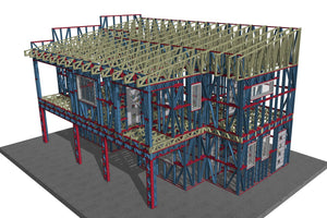 Montaj casa pe structura metalica P+1E 192mp in Bucuresti thumbnail
