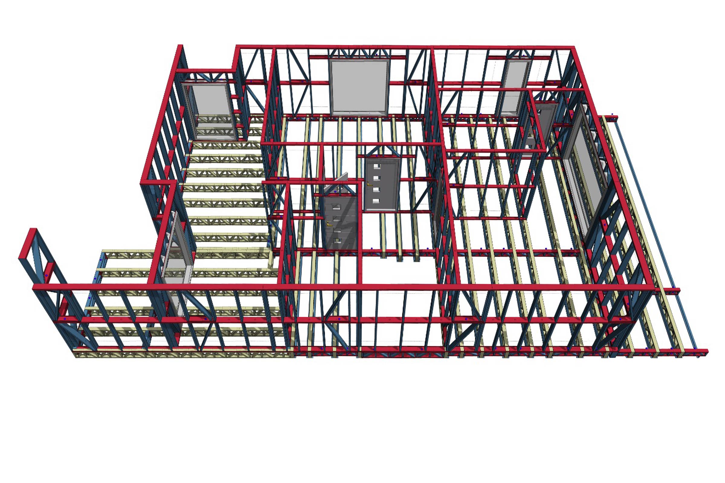 Termoizolatie polistiren extrudat si armare placa fundatie constructie metalica