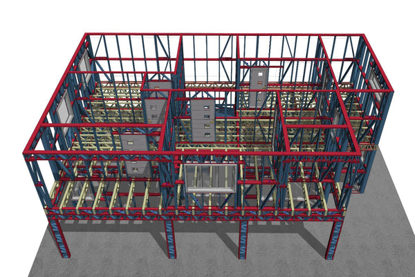 Montaj casa pe structura metalica P+1E 192mp in Bucuresti