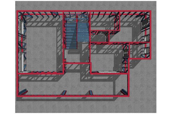 Montaj casa pe structura metalica P+1E 192mp in Bucuresti