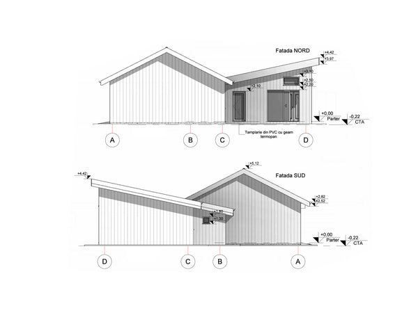Invelitoare casa pe structura metalica pe un singur nivel Cernica