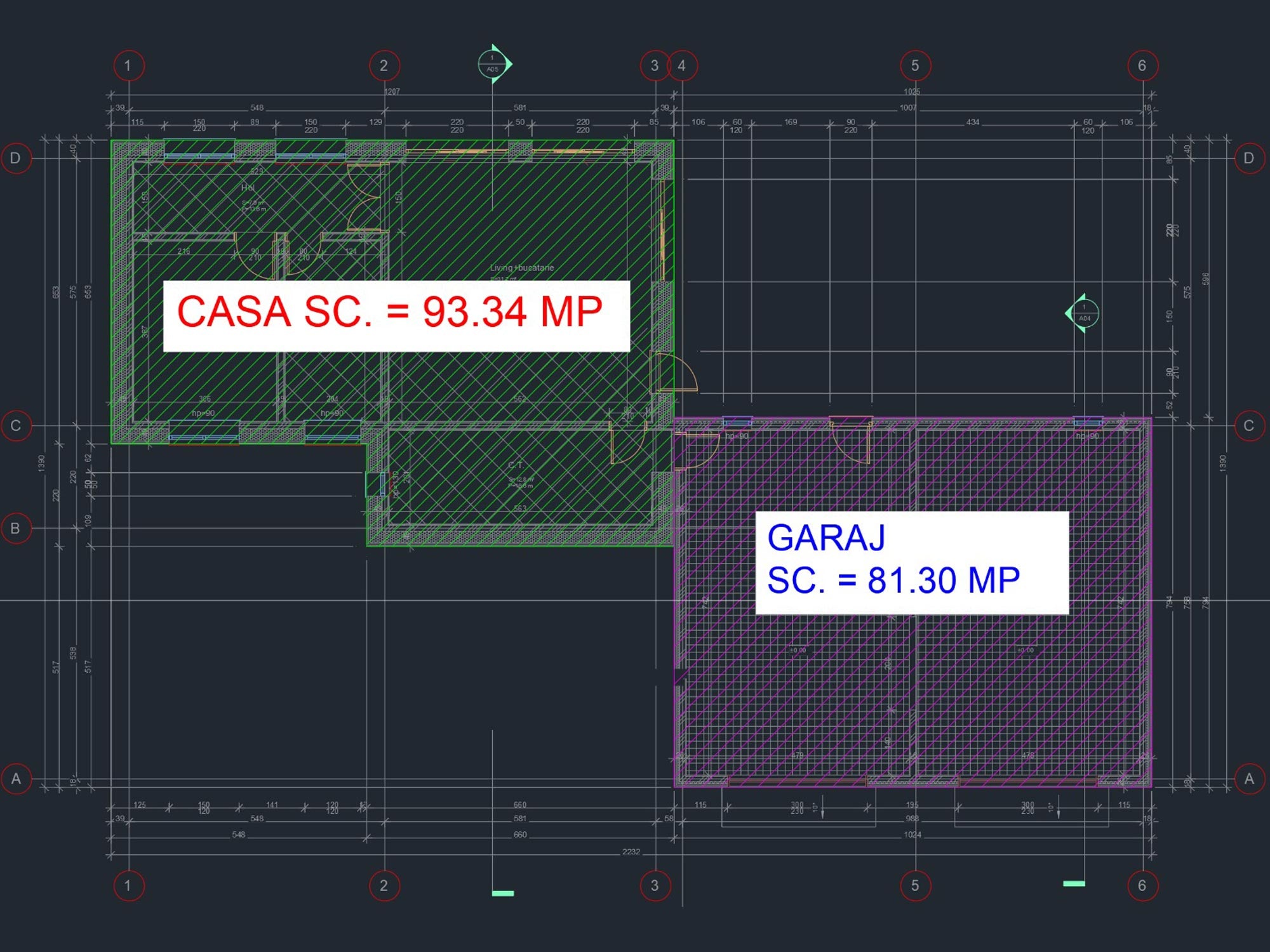 Turnare placa fundatie casa pe structura metalica cu garaj