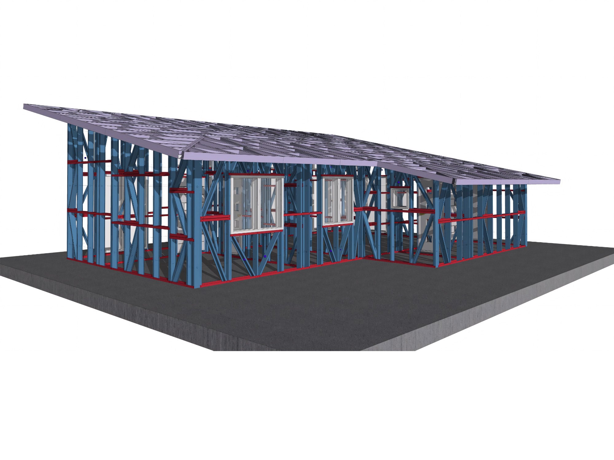 Turnare placa fundatie casa pe structura metalica cu garaj