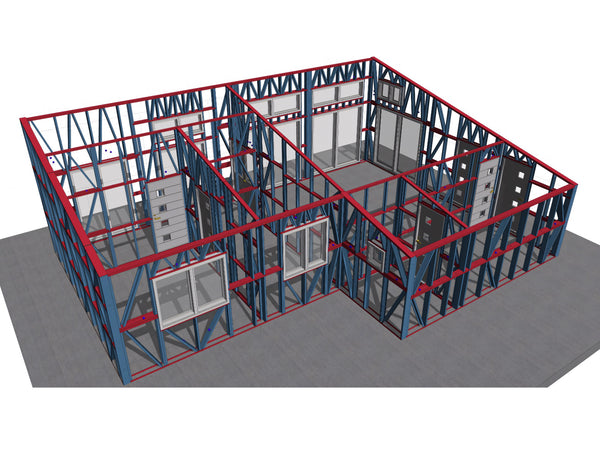 Turnare placa fundatie casa pe structura metalica cu garaj