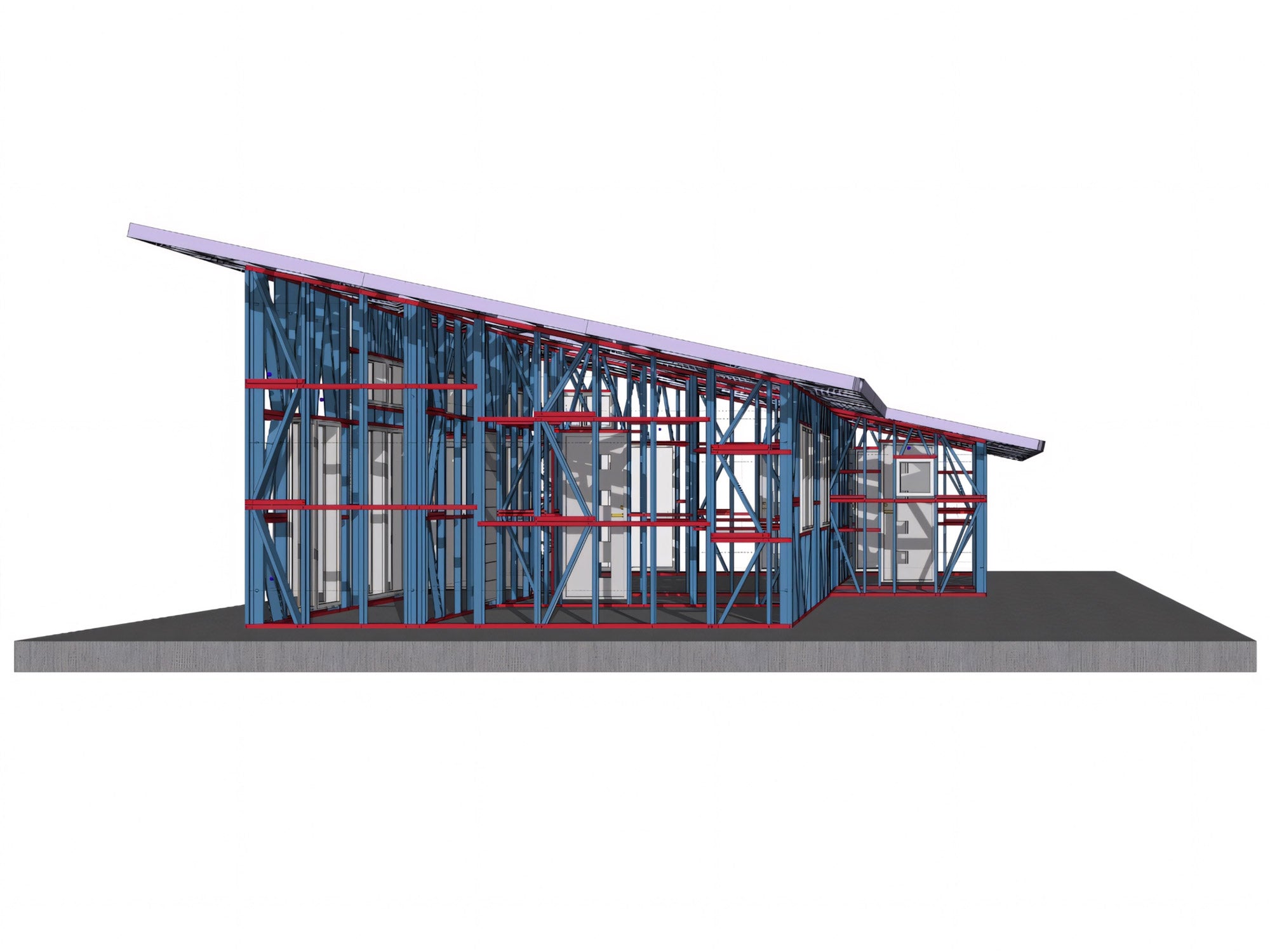 Turnare placa fundatie casa pe structura metalica cu garaj