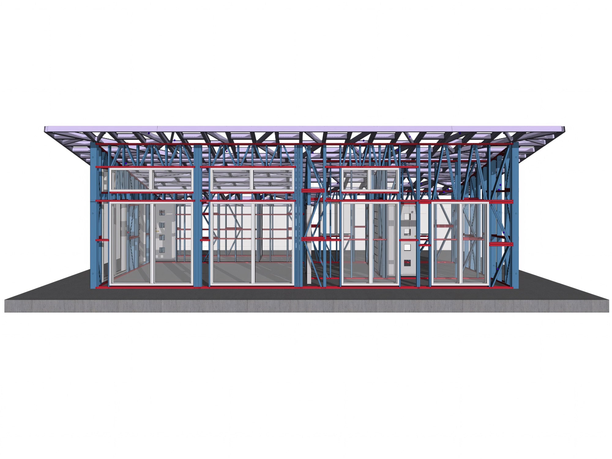 Turnare placa fundatie casa pe structura metalica cu garaj