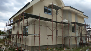Aplicare tencuiala decorativa siliconata constructie casa Saftica thumbnail