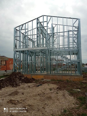 Montaj etaj casa structura metalica de 115 mp in Berceni thumbnail