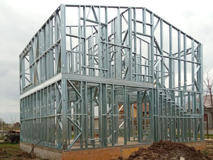 Montaj etaj casa structura metalica de 115 mp in Berceni thumbnail