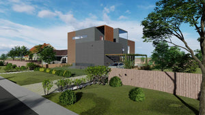 Montaj structura metalica a etajelor pentru vila stil mediteranean thumbnail