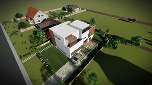 Montaj structura metalica a etajelor pentru vila stil mediteranean thumbnail