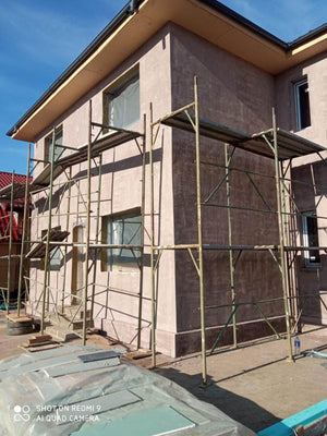 Aplicare plasa din fibra de sticla adeziv si masa de spaclu casa in Snagov thumbnail