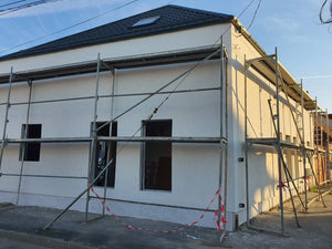 Aplicare tencuiala decorativa casa metalica 191 mp Sibiu thumbnail