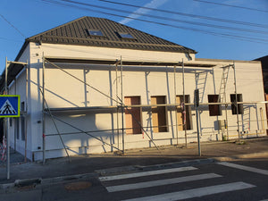 Aplicare tencuiala decorativa casa metalica 191 mp Sibiu thumbnail