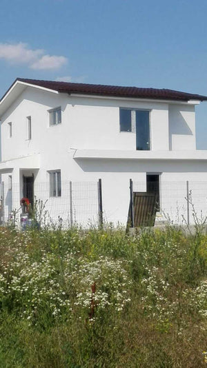 Aplicare tencuiala decorativa pentru casa metalica Domnesti thumbnail