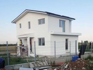 Aplicare tencuiala decorativa pentru casa metalica Domnesti thumbnail